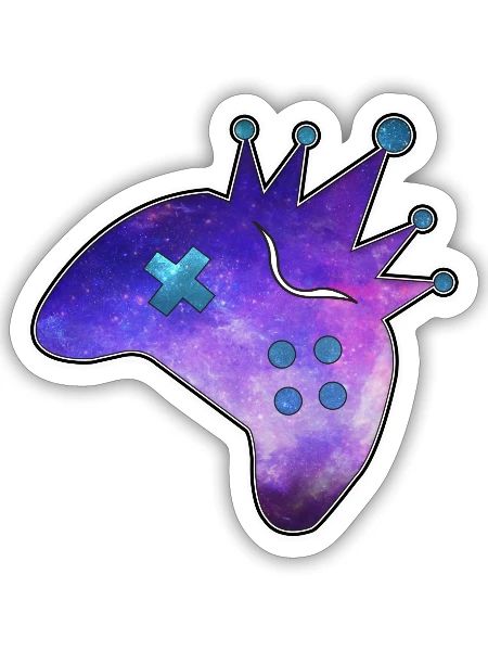 Split Screen Nebula - Sticker - white matte - Front