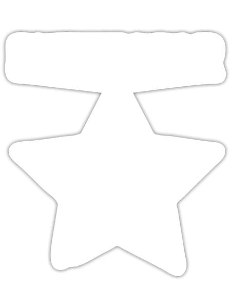 Superstar - Sticker - white matte - Front