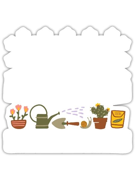 Gardening Gardener - Sticker - white matte - Front