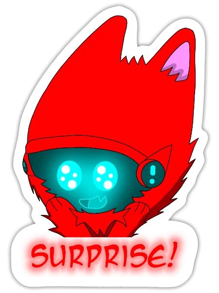Surprise Sticker! :D - Sticker - white matte - Front