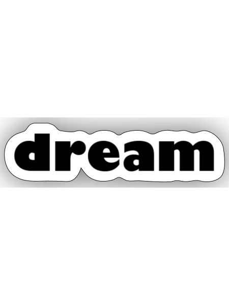 dream - Sticker - white matte - Front