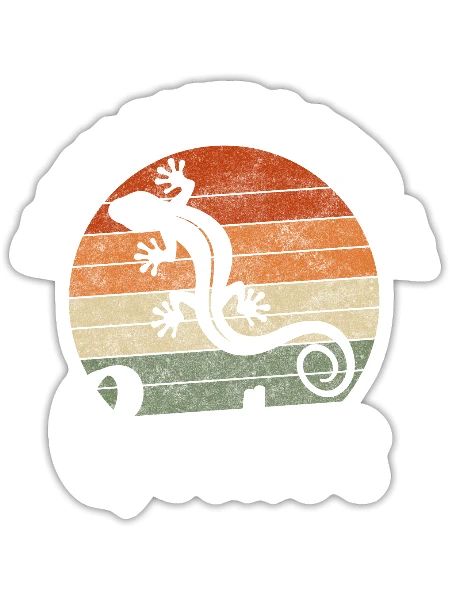 Reptile Pet Reptile Lovers - Sticker - white matte - Front
