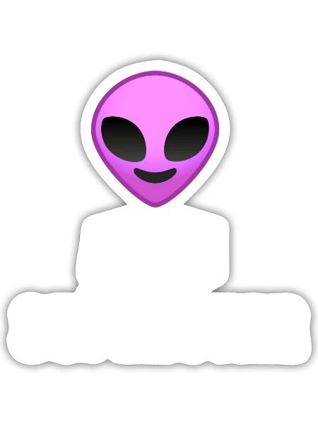 alien superstar - Sticker - white matte - Front