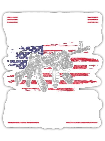 Gun Violence Shot Revolver - Sticker - white matte - Front