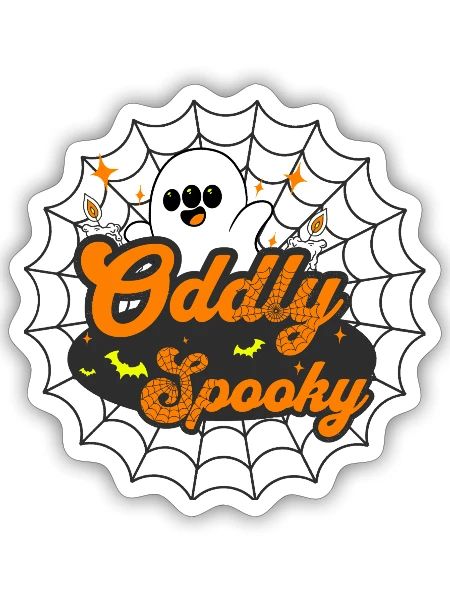 Oddly Spooky - Odd University - Sticker - white matte - Front