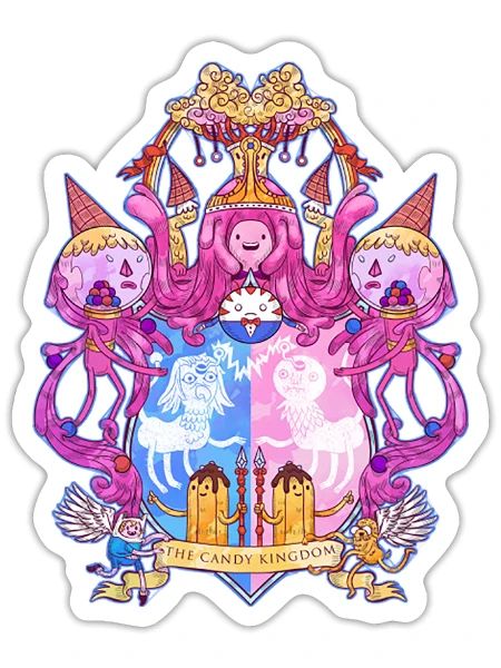 Crest of Candy - Sticker - white matte - Front