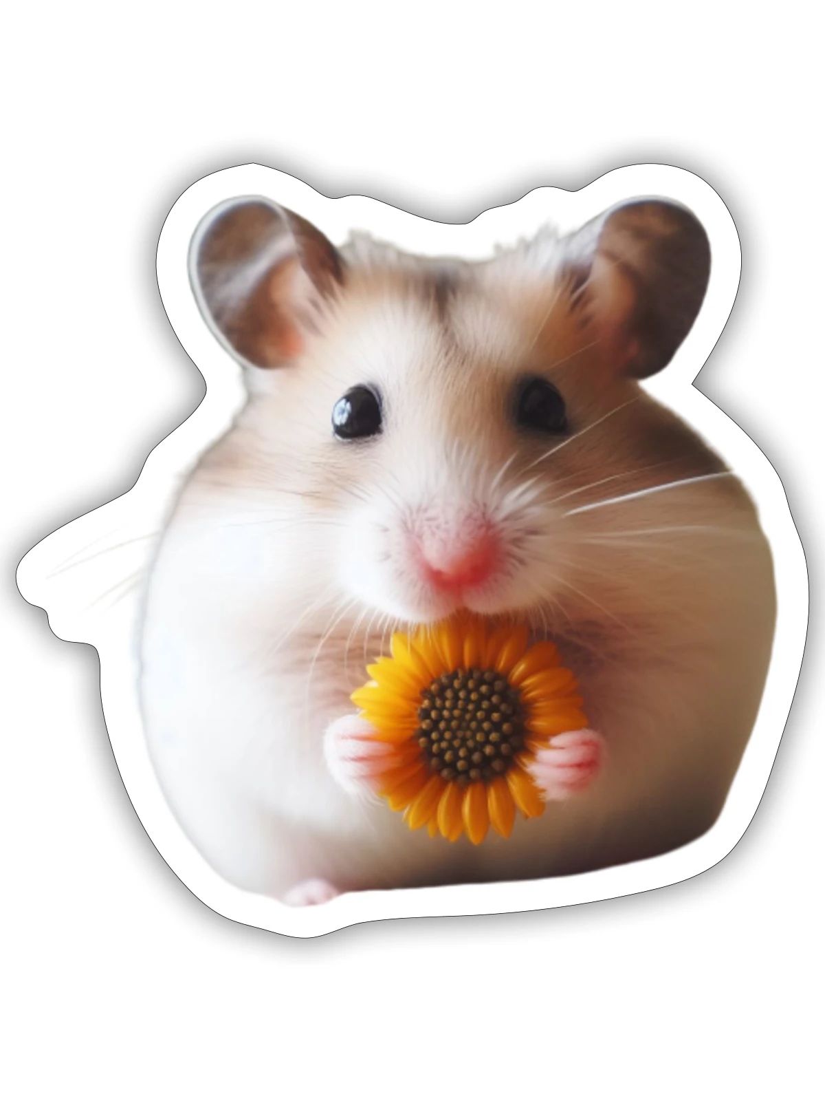 Seeds & Hamsters - Sticker - white matte - Front