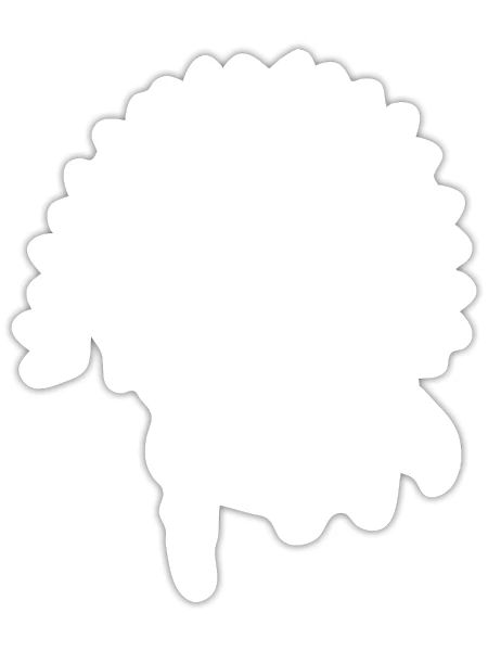 Jesus Essential - Sticker - white matte - Front