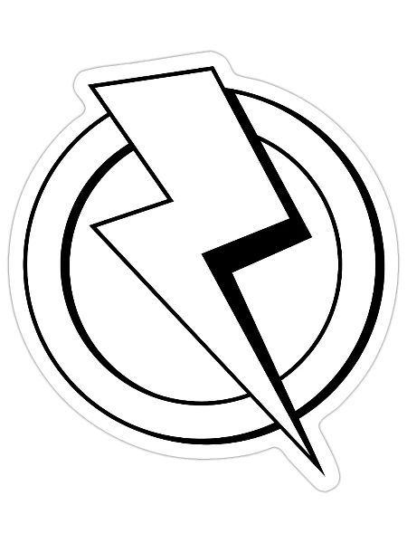 Chai Flash - Sticker - white matte - Front