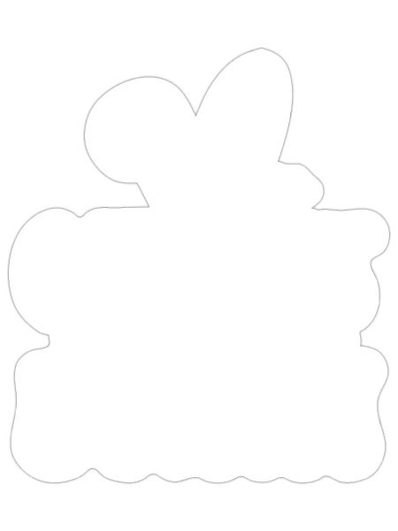 Cutest Little Bunny - Sticker - white matte - Front