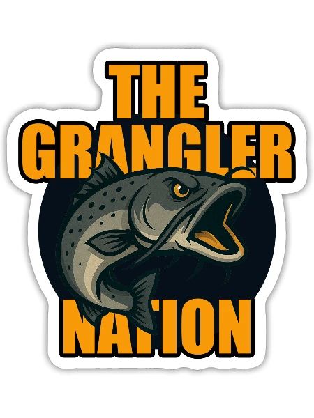 Grangler Nation (Catfish) - Sticker - white matte - Front