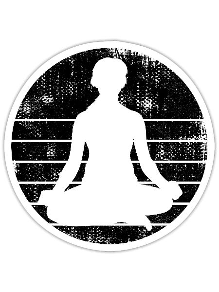 Yogi - Sticker - white matte - Front