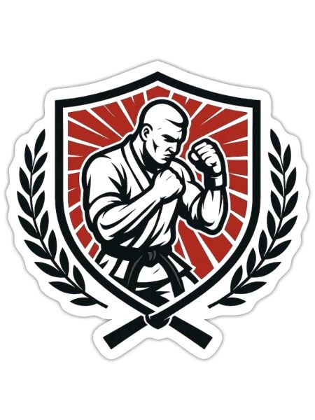Champion's Honor Crest - Sticker - white matte - Front