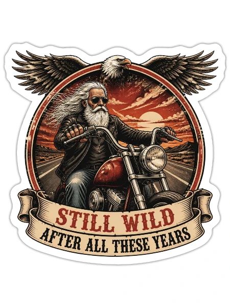 Still Wild After All These Years - Sticker - white matte - Front