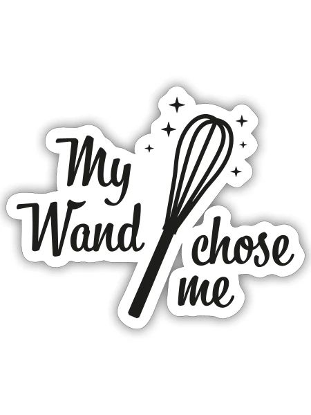 Baking - Sticker - white matte - Front