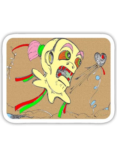 Surprise - Sticker - white matte - Front
