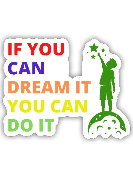 Motivation Quote - Sticker - white matte - Front