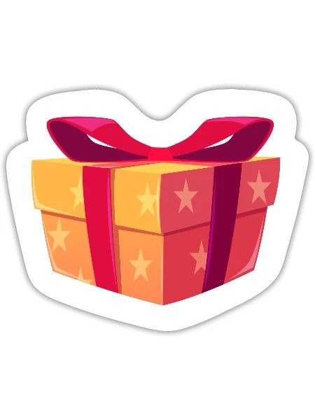 Christmas Surprise - Sticker - white matte - Front