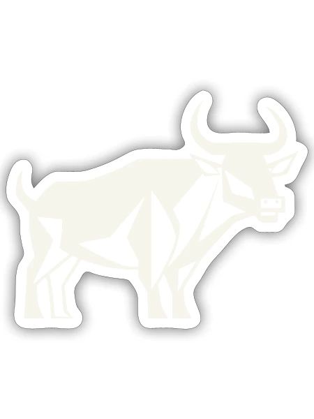 Bull Guardian - Sticker - white matte - Front