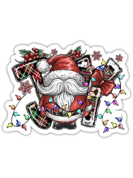 Joy - Sticker - white matte - Front