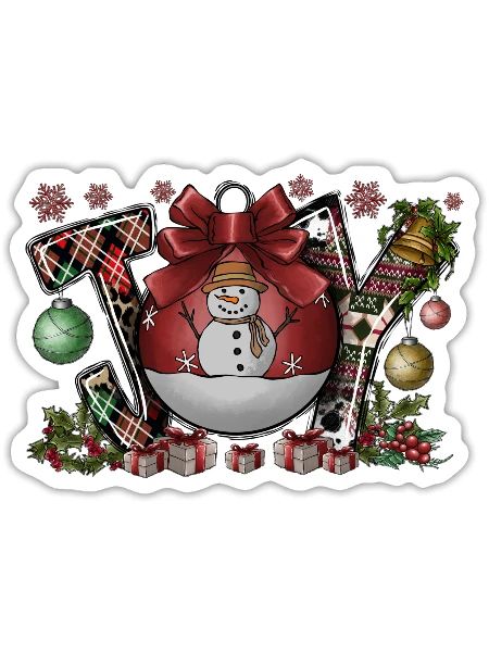 Joy - Sticker - white matte - Front