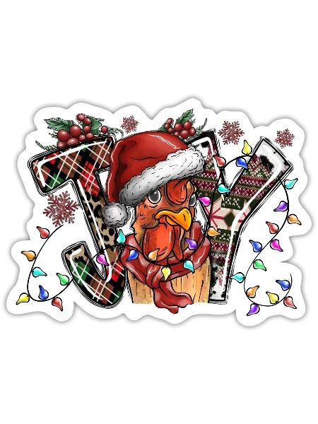 Joy - Sticker - white matte - Front