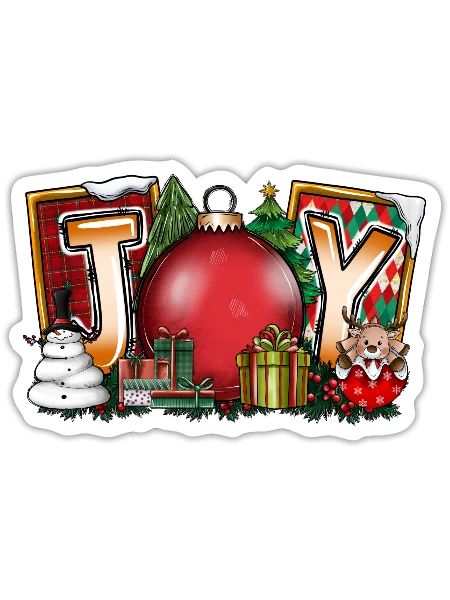 Joy - Sticker - white matte - Front