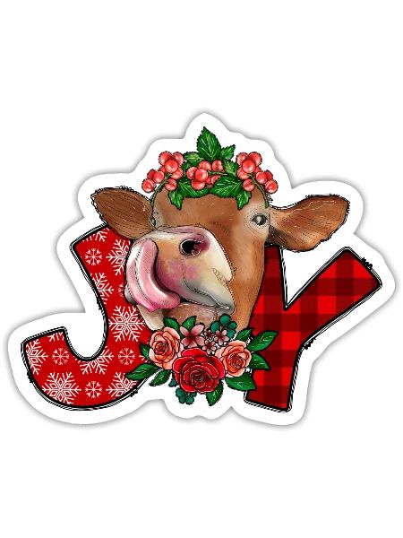 Joy - Sticker - white matte - Front