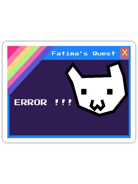 kitty - Sticker - white matte - Front