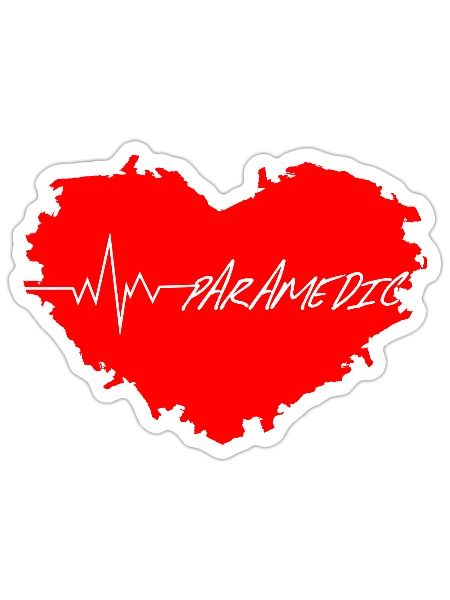 Paramedic Heartbreak - Sticker - white matte - Front