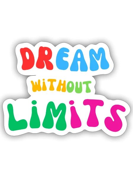 dream - Sticker - white matte - Front