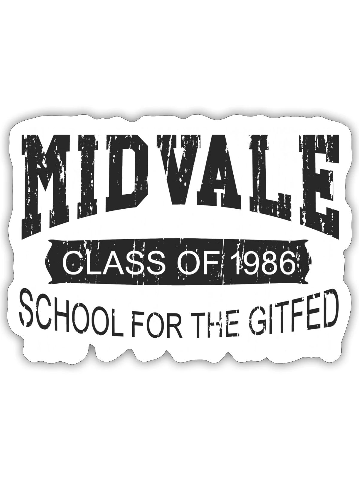 Midvale School for the Gifted Gary Larson the Far - Sticker - white matte - Front