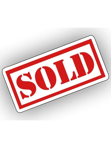 Sold - Bachelor party - Sticker - white matte - Front