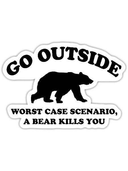 Bear Mountains Alps - Sticker - white matte - Front