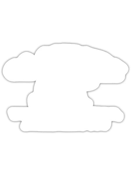 Mountains Alps Hiking Nature - Sticker - white matte - Front