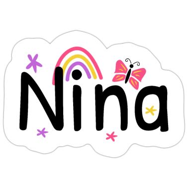 Mia name cute design' Sticker | Spreadshirt