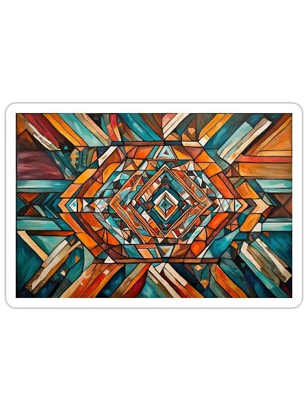 ART MODERNE - Sticker - blanc mat - Devant