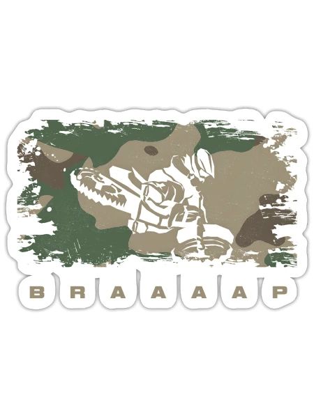 Dirt Bike Motocross Dirt Bike Motocross - Sticker - blanc mat - Devant