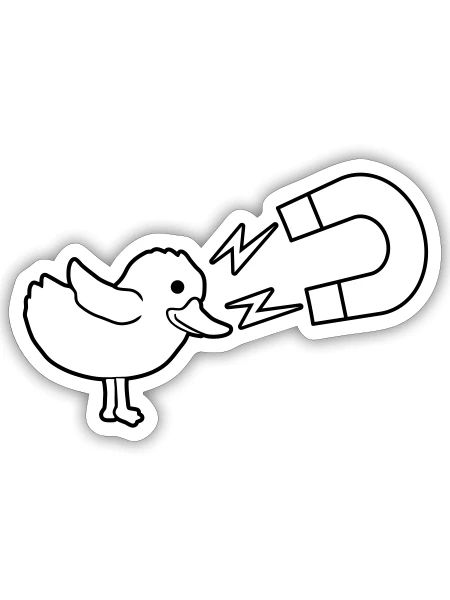 Womanizer Logo Chick Magnet - Sticker - white matte - Front