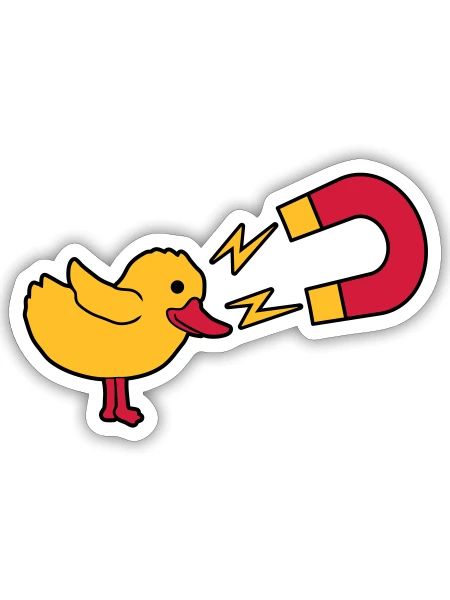 Chick magnet womanizer logo - Sticker - white matte - Front
