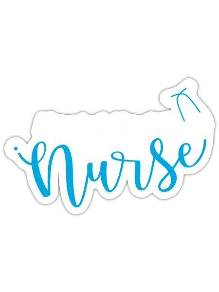 Stethoscope Mental Health Nurse - Sticker - white matte - Front