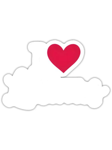 I Love Latinas Bold Statement - Sticker - white matte - Front