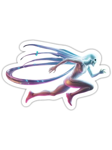 The Witch - Sticker - white matte - Front