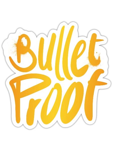 Bullet proof, Only One Place - Sticker - white matte - Front