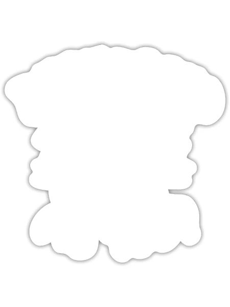 Depressed Anxious Doggo 2 - Sticker - white matte - Front