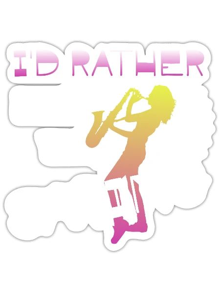 Saxophone Player Jazz Lover Mom - Sticker - white matte - Front