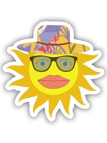 Be Sun Safe - Sticker - white matte - Front