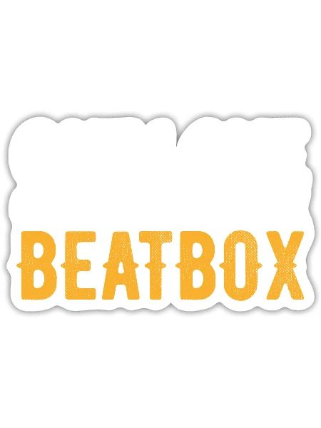 One Language Beatbox - Sticker - white matte - Front