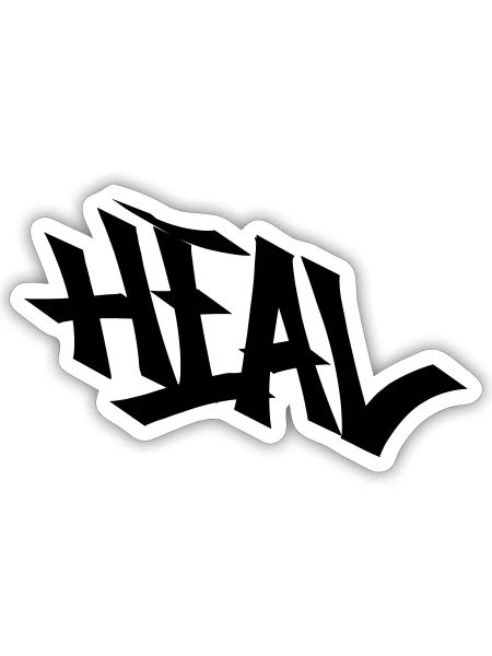 heal - Sticker - white matte - Front