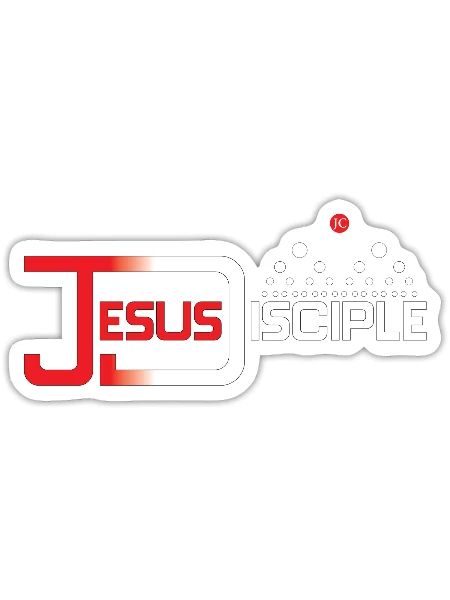 Jesus Disciple - Sticker - white matte - Front